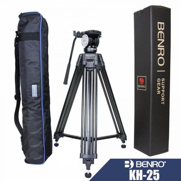 tripé profissional para filmadora benro kh 25 câmera dslr